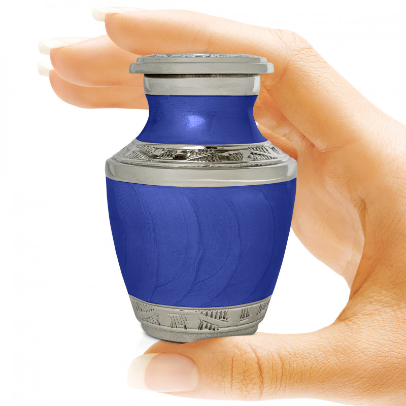 Royal Blue Keepsake Urn