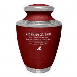 Rose Red Cremation Urn