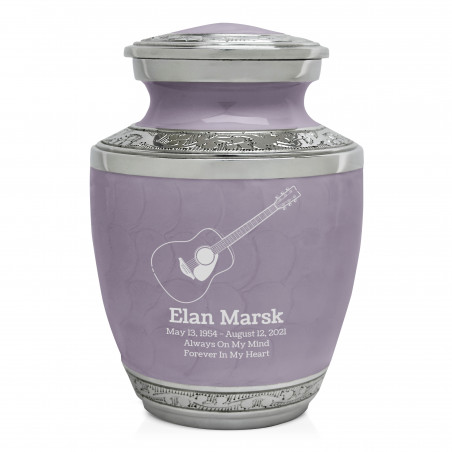 Acoustic Guitar Sharing Urn - Regal Purple