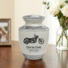 Motorcycle Sharing Urn - Radiant White