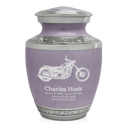 Motorcycle Sharing Urn - Regal Purple
