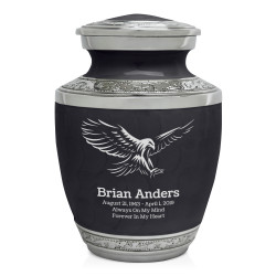 Eagle Sharing Urn - Ebony Black