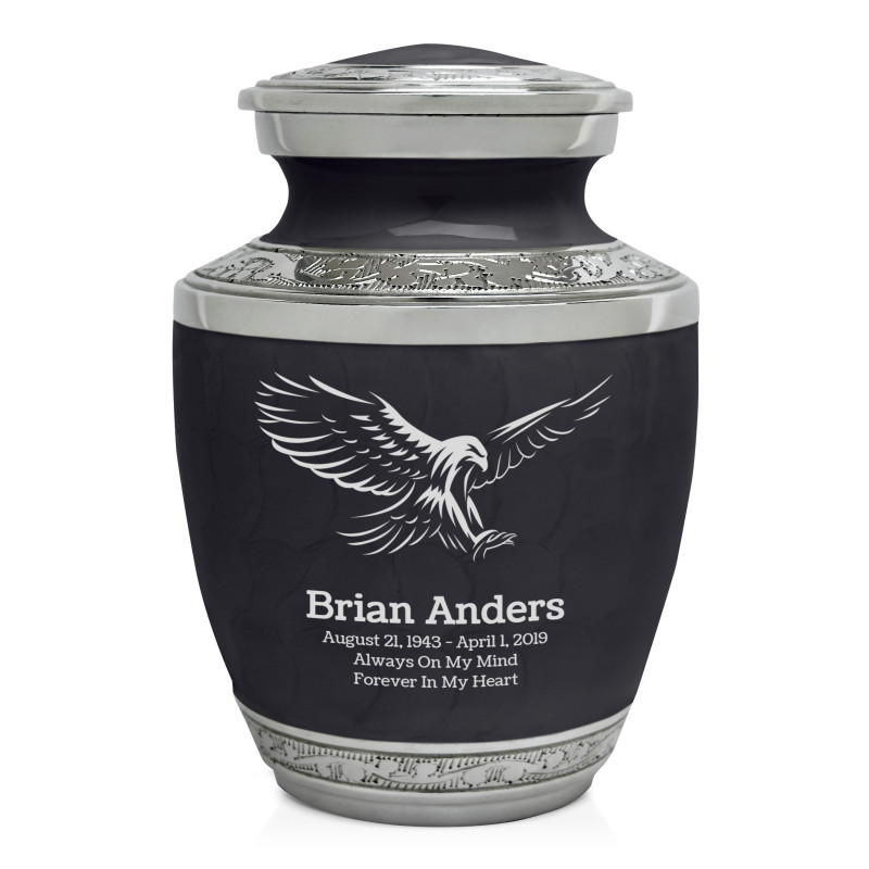 Eagle Sharing Urn - Ebony Black