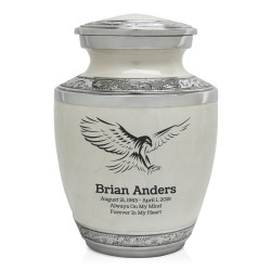 Eagle Sharing Urn - Radiant White