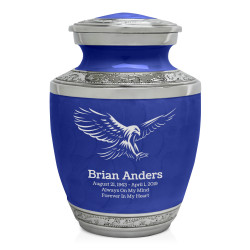 Eagle Sharing Urn - Royal Blue