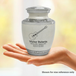 Electric Guitar Sharing Urn - Radiant White