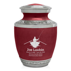 Fishing Boat Sharing Urn - Rose Red