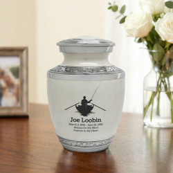 Fishing Boat Sharing Urn - Radiant White