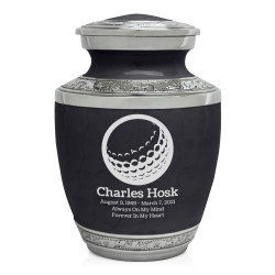 Golf Ball Sharing Urn - Ebony Black