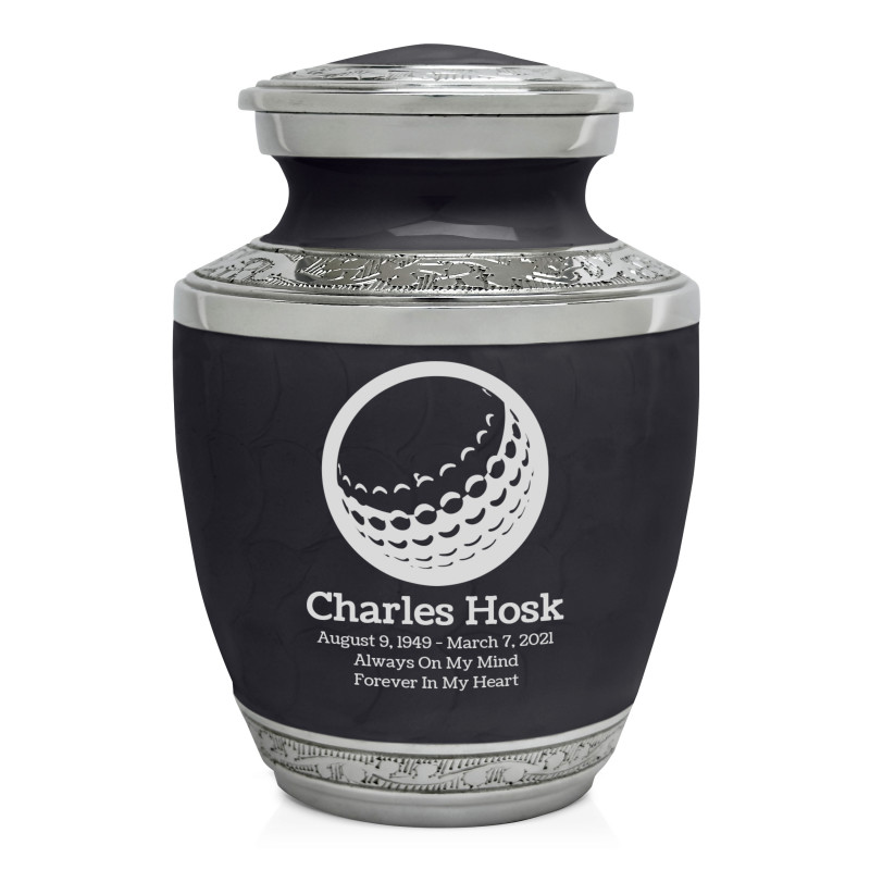 Golf Ball Sharing Urn - Ebony Black