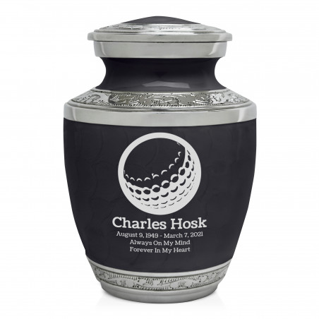 Golf Ball Sharing Urn - Ebony Black