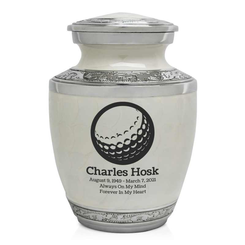 Golf Ball Sharing Urn - Radiant White