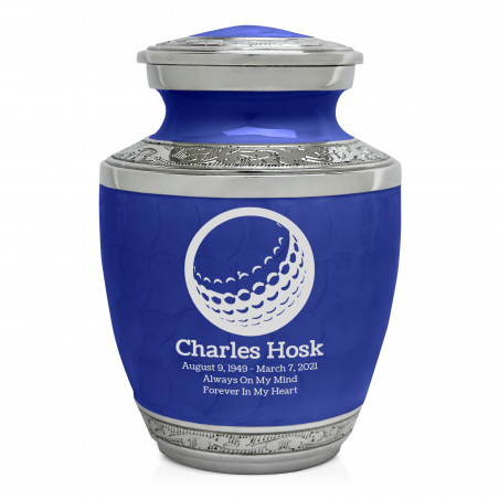 Golf Ball Sharing Urn - Royal Blue