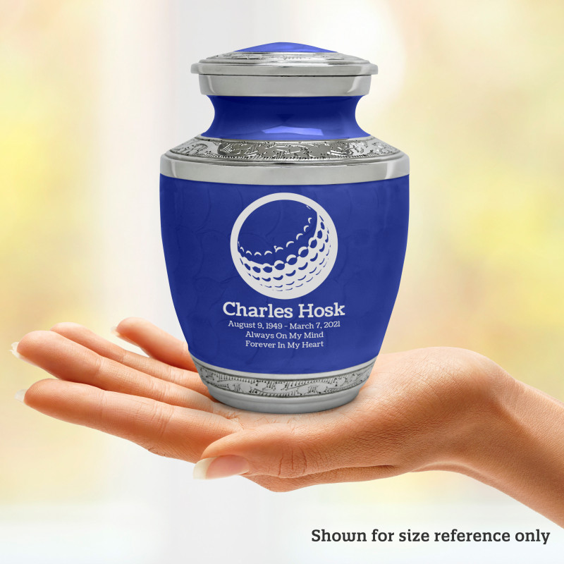 Golf Ball Sharing Urn - Royal Blue