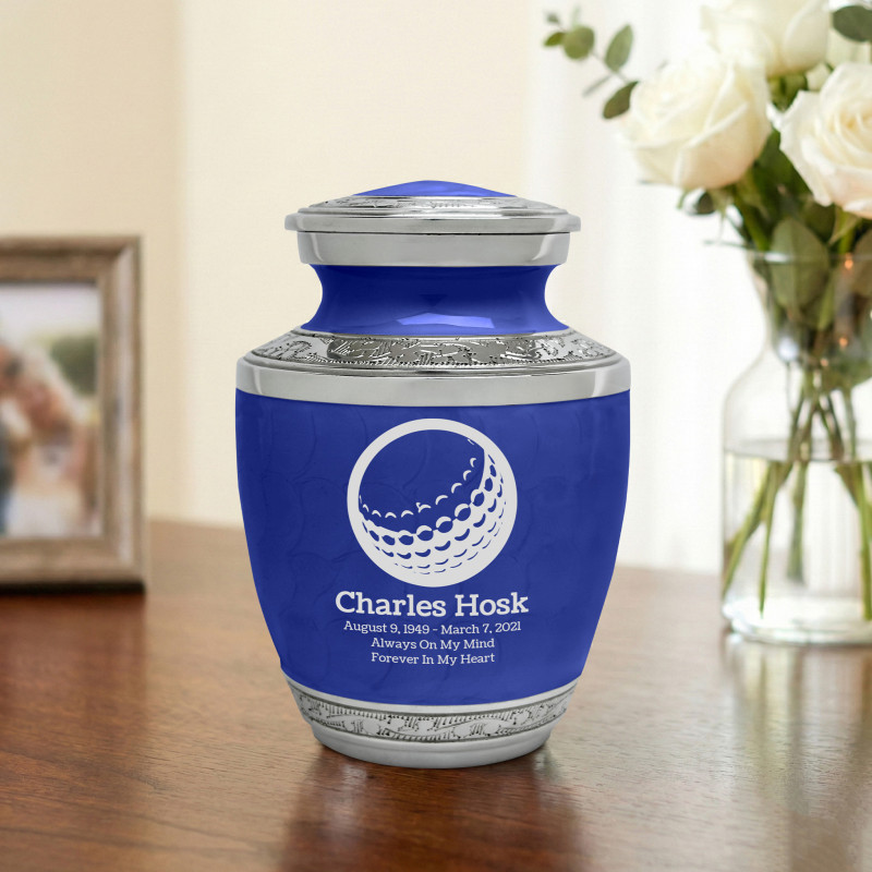 Golf Ball Sharing Urn - Royal Blue
