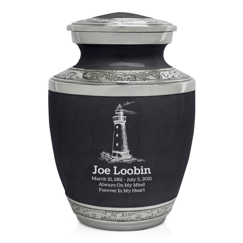 Lighthouse Sharing Urn - Ebony Black