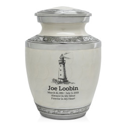 Lighthouse Sharing Urn - Radiant White