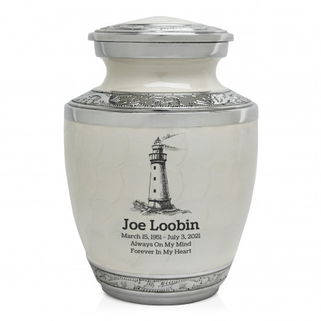 Lighthouse Sharing Urn - Radiant White