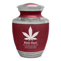 Marijuana Sharing Urn - Rose Red