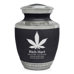 Marijuana Sharing Urn - Ebony Black