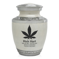 Marijuana Sharing Urn - Radiant White