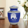 Republican Elephant Sharing Urn - Royal Blue