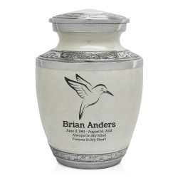 Hummingbird Sharing Urn - Radiant White