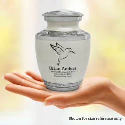 Hummingbird Sharing Urn - Radiant White