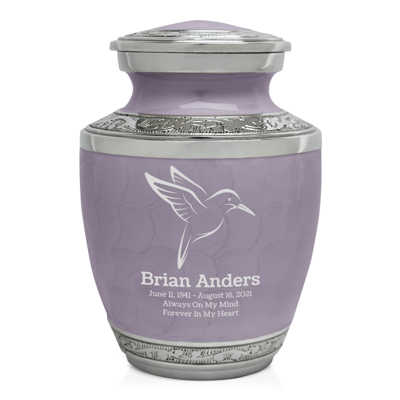 Hummingbird Sharing Urn - Regal Purple