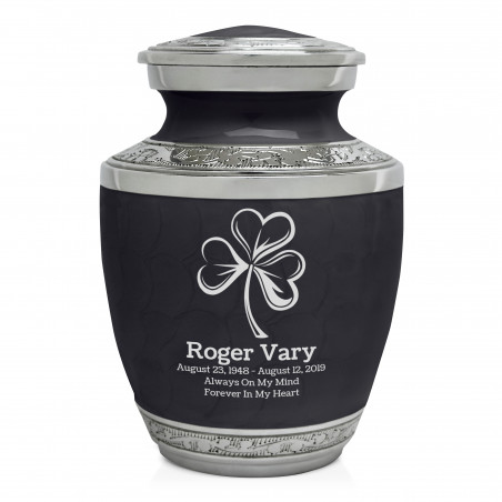 Shamrock Sharing Urn - Ebony Black