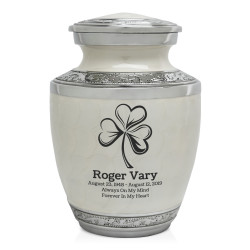 Shamrock Sharing Urn - Radiant White