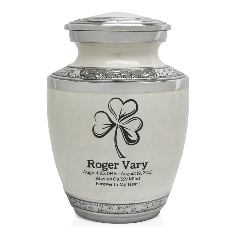 Shamrock Sharing Urn - Radiant White