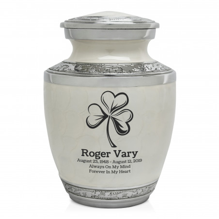 Shamrock Sharing Urn - Radiant White