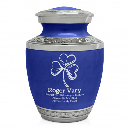 Shamrock Sharing Urn - Royal Blue