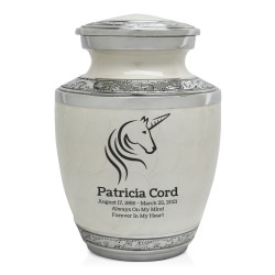 Unicorn Sharing Urn - Radiant White