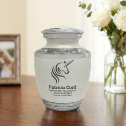 Unicorn Sharing Urn - Radiant White