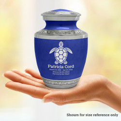 Sea Turtle Sharing Urn - Royal Blue