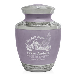 Riding with Angels Motorcycle Sharing Urn - Regal Purple