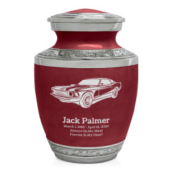Muscle Car Sharing Urn - Rose Red