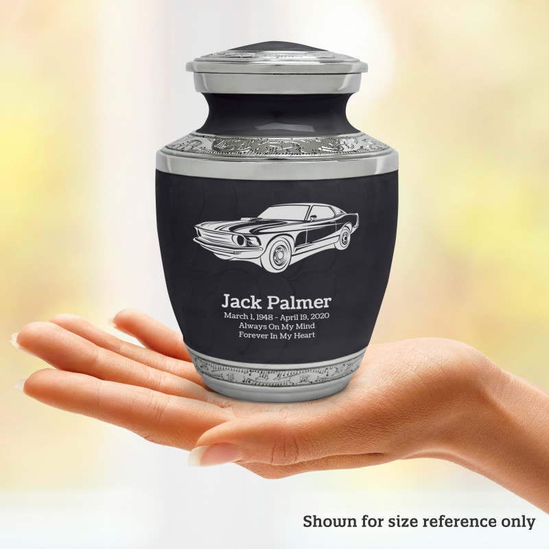 Muscle Car Sharing Urn - Ebony Black