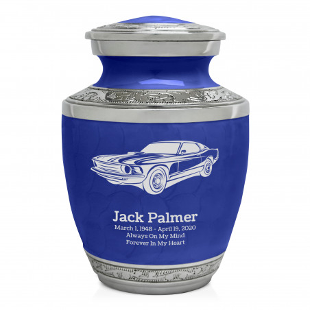 Muscle Car Sharing Urn - Royal Blue