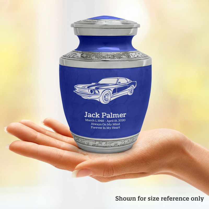 Muscle Car Sharing Urn - Royal Blue
