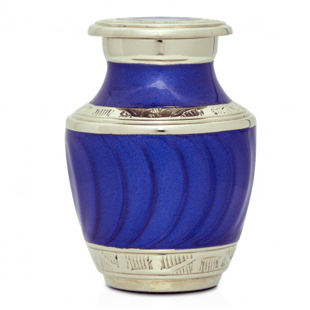 Royal Blue Keepsake Urn