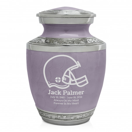 Football Helmet Sharing Urn - Regal Purple