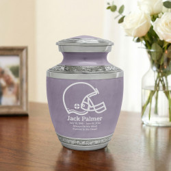 Football Helmet Sharing Urn - Regal Purple