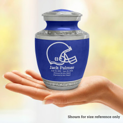 Football Helmet Sharing Urn - Royal Blue