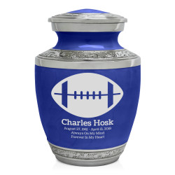Football Sharing Urn - Royal Blue