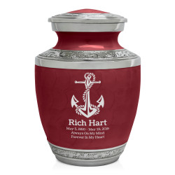 Anchor Sharing Urn - Rose Red
