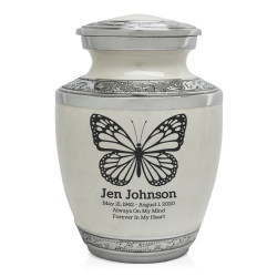 Butterfly Sharing Urn - Radiant White