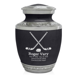 Hockey Sharing Urn - Ebony Black